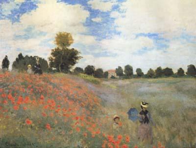 Claude Monet Poppies near Argenteuil (mk06) Sweden oil painting art